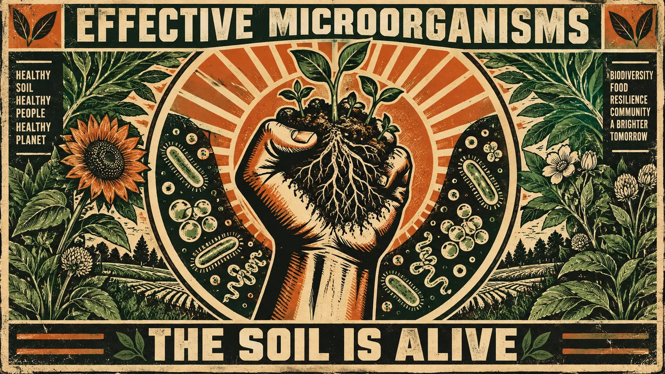 de micro-Les micro-organismes efficaces EM au jardin potager