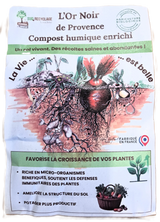 Compost humique enrichi - L’Or Noir de Provence