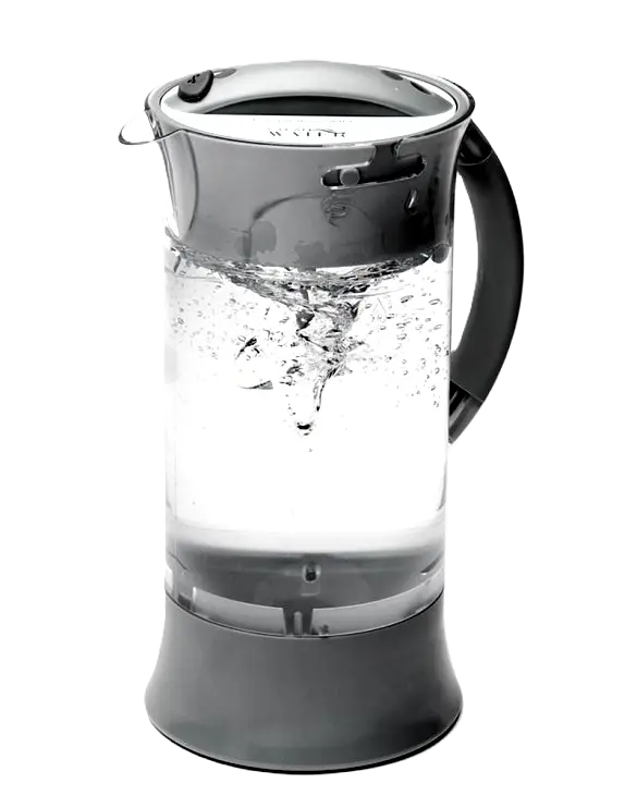 Carafe vortex eau en mouvement vortex