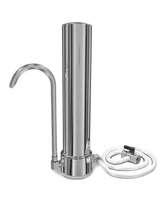 Purificateur d'eau sur évier Aragon Aqua Geyser, corps inox