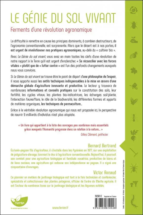 Livre Le génie du sol vivant – Bertrand & Renaud