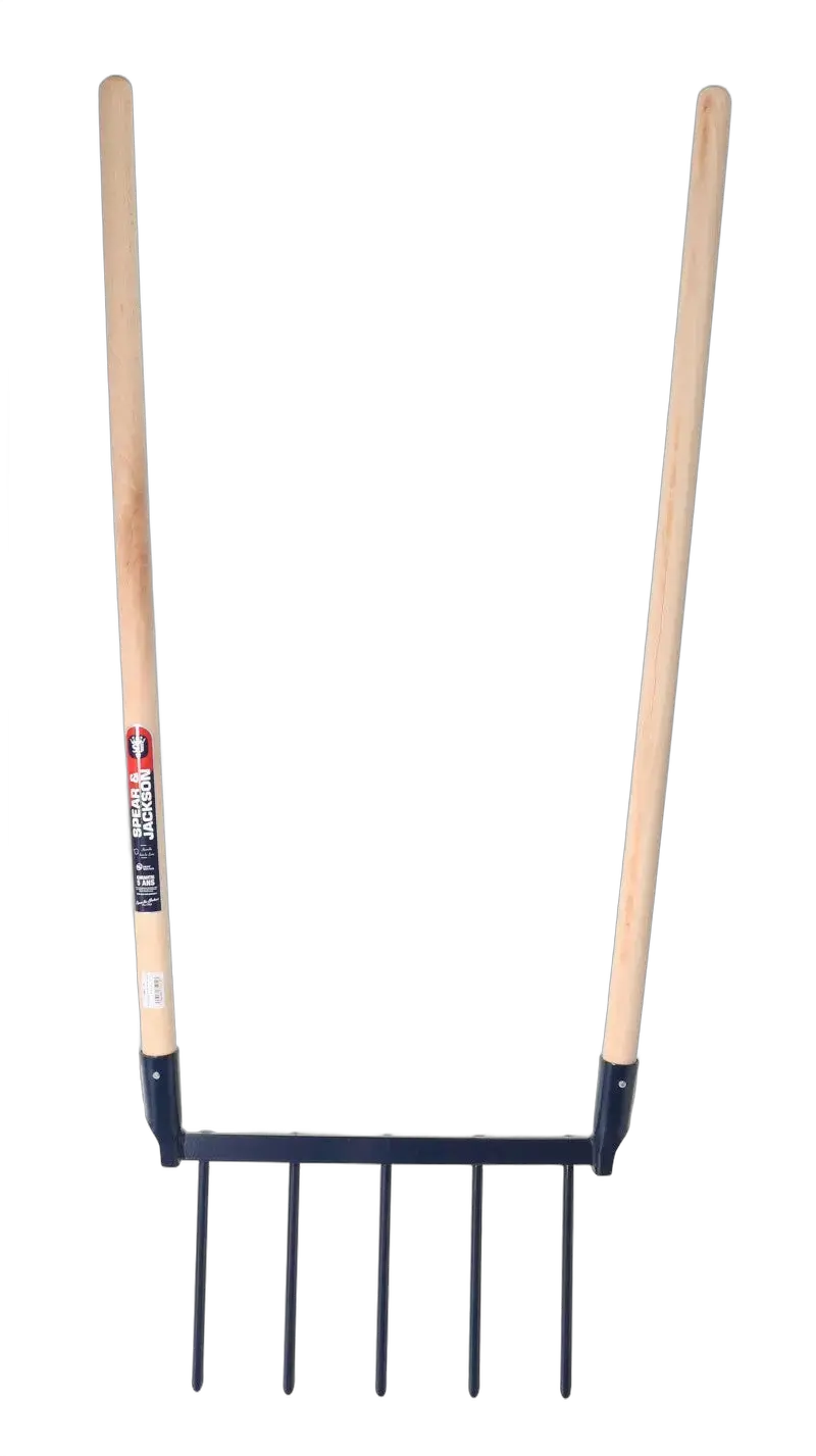 Biofourche 5 dents manche en bois–Spear & Jackson